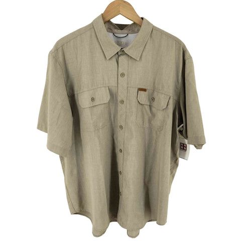 オービス ORVIS レザーロゴ フィッシングシャツ メンズ import:XXL