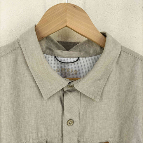 オービス ORVIS レザーロゴ フィッシングシャツ メンズ import:XXL