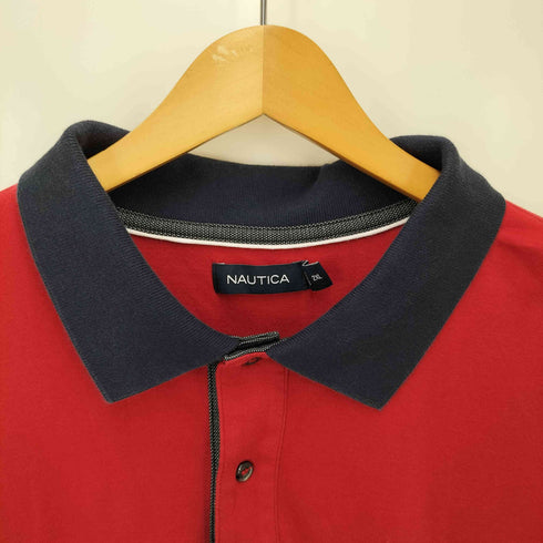 ノーティカ NAUTICA ロゴ 刺繍 S/S ポロシャツ ビッグサイズ メンズ 2XL