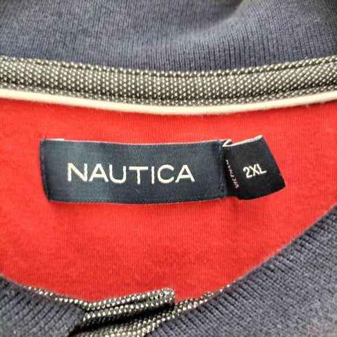ノーティカ NAUTICA ロゴ 刺繍 S/S ポロシャツ ビッグサイズ メンズ 2XL