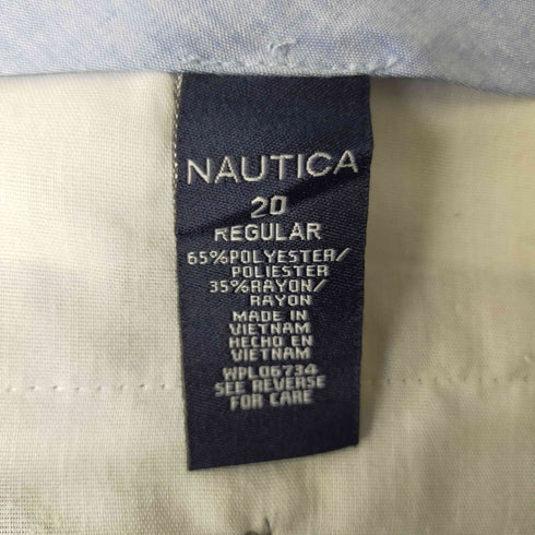 ノーティカ NAUTICA REGULAR 1タック ワイド スラックス パンツ メンズ 20