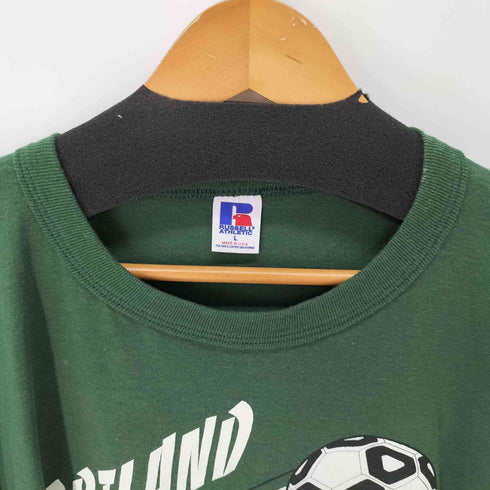 ラッセルアスレチック RUSSELL ATHLETIC 90S USA製 ナンバリング サッカーTシャツ メンズ import:L