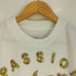 B2 スパンコール装飾 裾&袖シングル クルーネックTシャツ メンズ