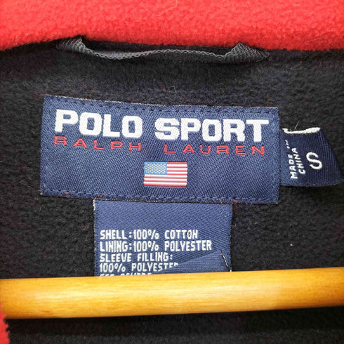 ポロスポーツラルフローレン POLO SPORT RALPH LAUREN バックプリント フーデッドハーフコート メンズ import:S