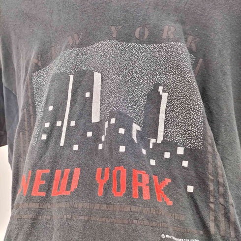 フルーツオブザルーム FRUIT OF THE LOOM 90S USA製 NewYork グラフィックプリントTシャツ コピーライト1991 メンズ import:XL