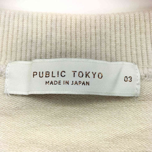 パブリックトウキョウ PUBLIC TOKYO 極クルーネックプルオーバースウェット メンズ 03