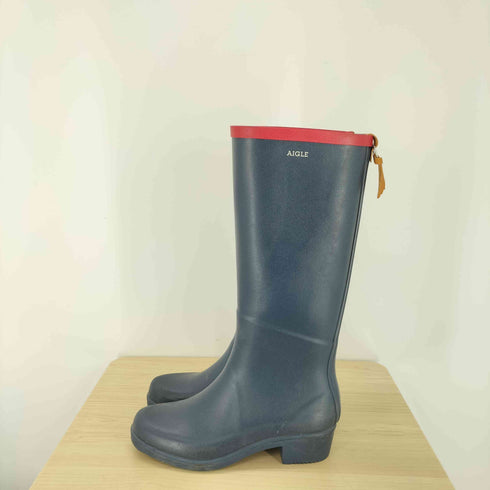 エーグル AIGLE ロングレインブーツ 長靴 レディース 38