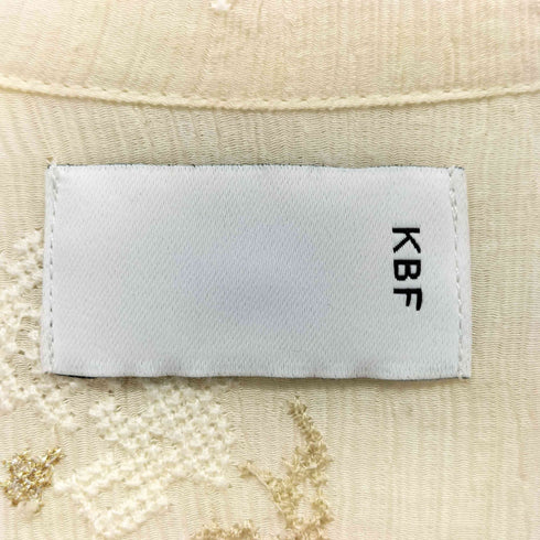 ケイビーエフ KBF エンブロイダリーワイドカラーシャツ レディース ONE SIZE