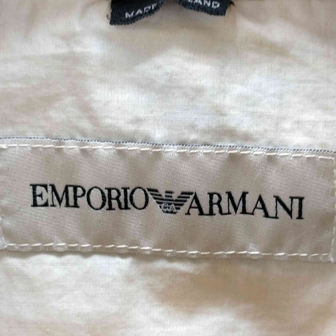 エンポリオアルマーニ EMPORIO ARMANI ノーカラーレザージャケット メンズ