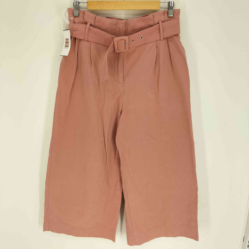 ザラ ZARA ハイウエスト ベルト ワイド パンツ レディース L