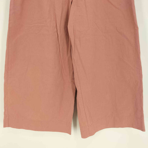 ザラ ZARA ハイウエスト ベルト ワイド パンツ レディース L