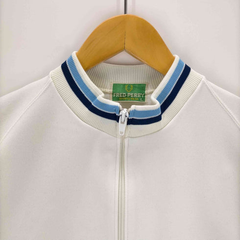 フレッドペリー FRED PERRY SPORTSWEAR 80S 緑タグ リブ2本線トラックジャケット メンズ import:L