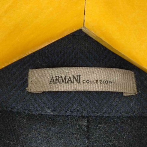 アルマーニコレツィオーニ ARMANI COLLEZIONI ウールスタンドカラージャケット マオカラー メンズ EUR:50