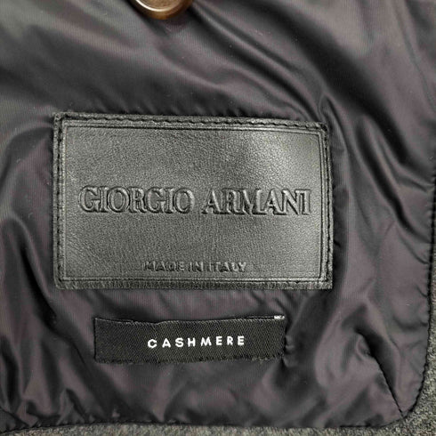 ジョルジオアルマーニ Giorgio Armani カシミヤ ショールカラー Pコート メンズ 44R