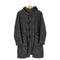 バーバリーブラックレーベル BURBERRY BLACK LABEL 裏地ファー フェイクレザー フーデッド ダッフルコート メンズ import:M