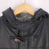 バーバリーブラックレーベル BURBERRY BLACK LABEL 裏地ファー フェイクレザー フーデッド ダッフルコート メンズ import:M