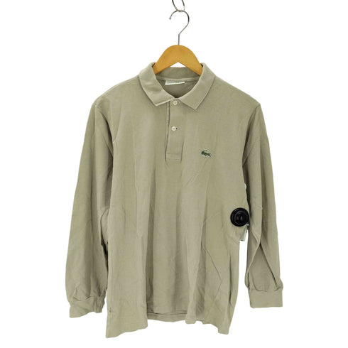 シュミーズラコステ CHEMISE LACOSTE 70S フランス製 長袖鹿の子ポロシャツ メンズ JPN:3