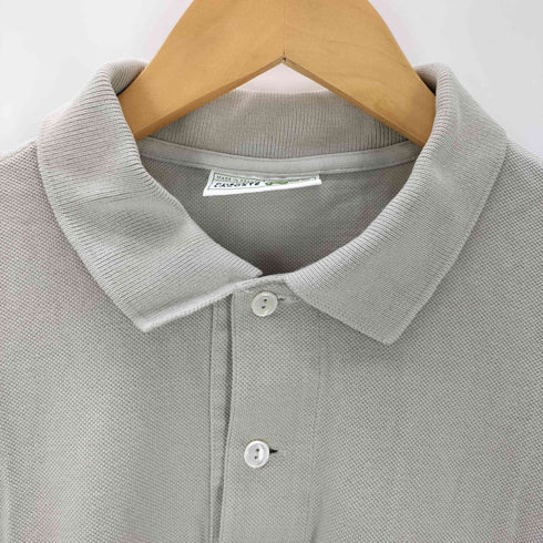 シュミーズラコステ CHEMISE LACOSTE 70S フランス製 長袖鹿の子ポロシャツ メンズ JPN:3