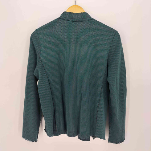 イッセイミヤケ ISSEY MIYAKE A-POC INSIDE インサイドアウト ニットテーラードジャケット レディース JPN:2