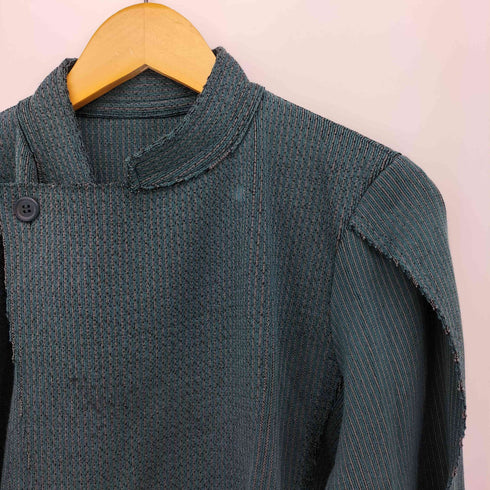 イッセイミヤケ ISSEY MIYAKE A-POC INSIDE インサイドアウト ニットテーラードジャケット レディース JPN:2