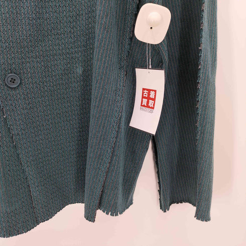 イッセイミヤケ ISSEY MIYAKE A-POC INSIDE インサイドアウト ニットテーラードジャケット レディース JPN:2