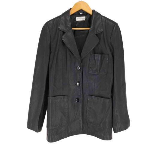 SPRUNG FRERES PARIS ユーロ レザーテーラードジャケット レディース 38