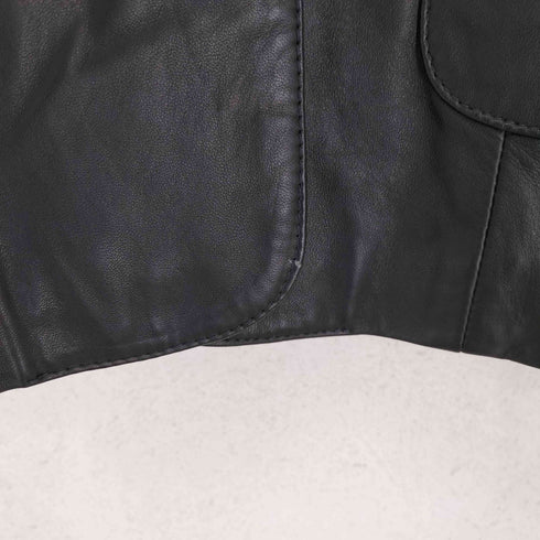 SPRUNG FRERES PARIS ユーロ レザーテーラードジャケット レディース 38