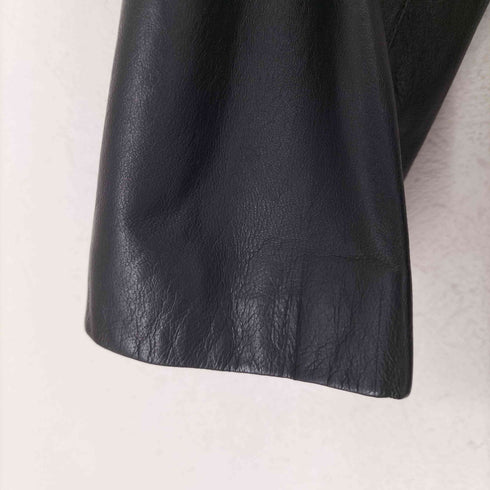 SPRUNG FRERES PARIS ユーロ レザーテーラードジャケット レディース 38