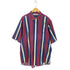 ハントクラブ HUNT CLUB ストライプ柄 半袖 ボタンダウンシャツ メンズ import:XL