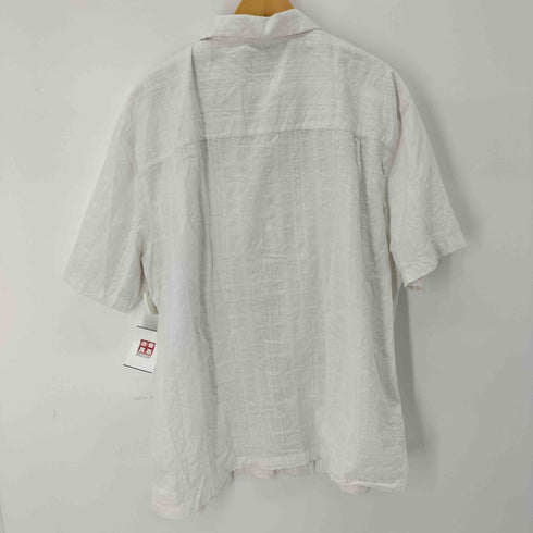 ISLAND SHORES オープンカラー S/S チェックアロハシャツ メンズ import:XXL