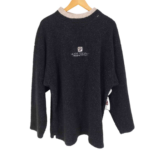 NOTRH SHORE TRADING フロント刺繍 モックネックビッグサイスフリースプルオーバー メンズ XL