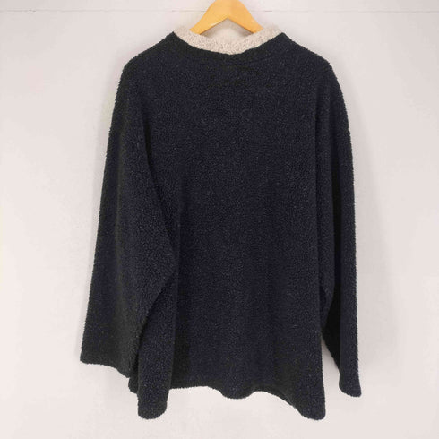 NOTRH SHORE TRADING フロント刺繍 モックネックビッグサイスフリースプルオーバー メンズ XL