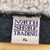 NOTRH SHORE TRADING フロント刺繍 モックネックビッグサイスフリースプルオーバー メンズ XL