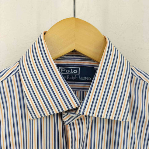 ポロバイラルフローレン Polo by RALPH LAUREN ストライプ柄 ホリゾンタルカラー 長袖シャツ メンズ 14 ½