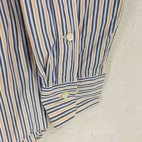 ポロバイラルフローレン Polo by RALPH LAUREN ストライプ柄 ホリゾンタルカラー 長袖シャツ メンズ 14 ½