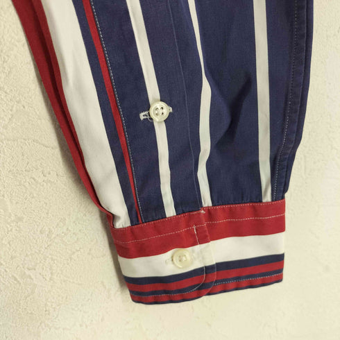 ポロラルフローレン POLO RALPH LAUREN ポニー刺繍ストライプ柄BDシャツ メンズ import:S