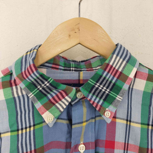 ポロラルフローレン POLO RALPH LAUREN 片ポケット チェック柄BDシャツ メンズ import:M
