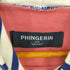 フィンガリン PHINGERIN ボーダーフード付き フロントプリントカットソー メンズ JPN:M