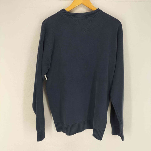 トミーヒルフィガー TOMMY HILFIGER ロゴ刺繍コットンニット メンズ