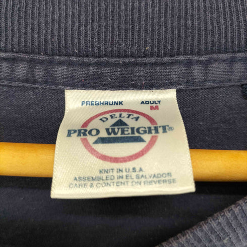 デルタプロウェイト DELTA PRO WEIGHT アメコミプリント長袖カットソー MADE IN USA メンズ M