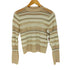 エヌナチュラルビューティーベーシック N.NATURAL BEAUTY BASIC 24SS 編み地切替シアーボーダーニット レディース JPN:M