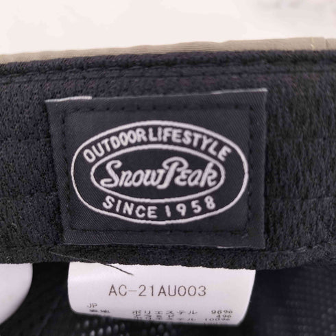 スノーピーク Snow Peak ジェットキャップ メンズ ONE SIZE