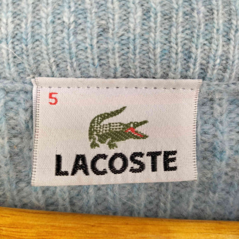 ラコステ LACOSTE ワニワッペン ウールクルーネックニット メンズ 5
