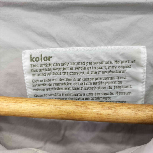 カラー kolor 19AW フォールドカラーシャツ メンズ JPN:2