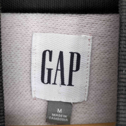 ギャップ Gap スタンドカラーマルチカラーボーダーポロシャツ メンズ M