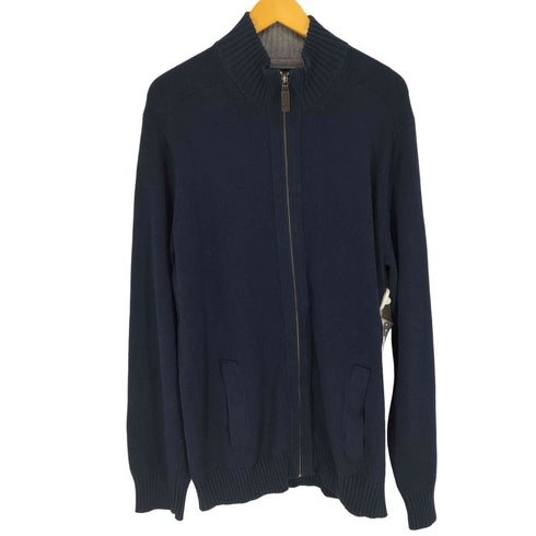 エディーバウアー Eddie Bauer 00S ジップアップカーディガン ドライバーズニット メンズ TXL