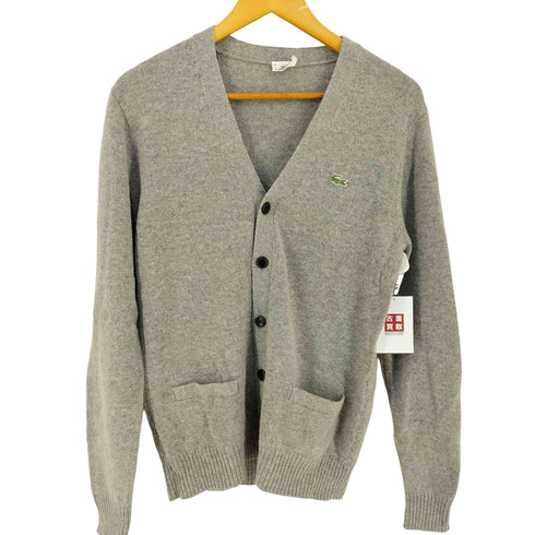 ラコステ LACOSTE ワニワッペン Vネックカーディガン レディース 3