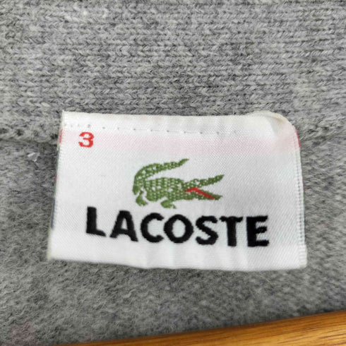 ラコステ LACOSTE ワニワッペン Vネックカーディガン レディース 3