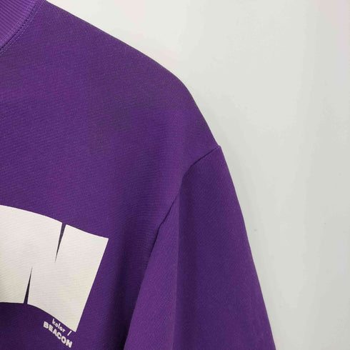 カラービーコン kolor BEACON 20AW garment dye logo print sweat メンズ JPN:2