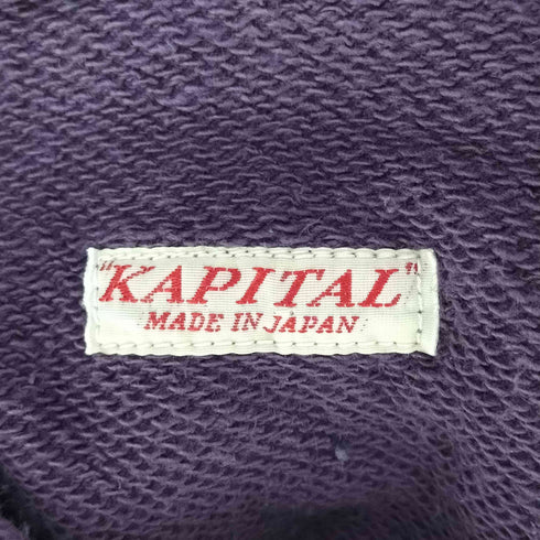 キャピタル KAPITAL ローゲージビッグフード プルオーバーパーカー メンズ L